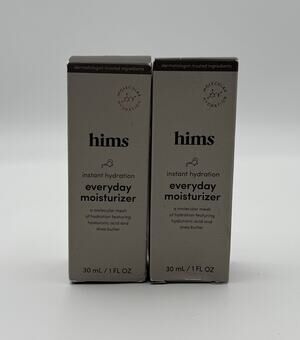 2 Pack! hims Everyday Moisturizer for Men - Lightweight 1 Fl Oz (2oz Total)